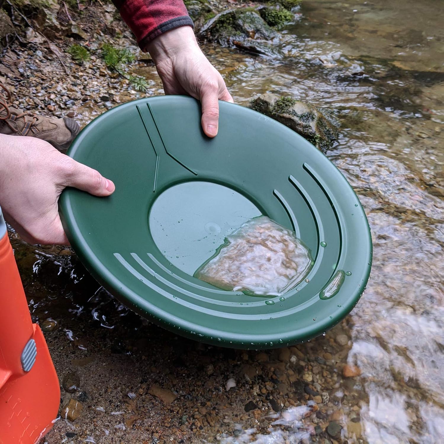 ASR Outdoor Aluminum Sluice Box for Gold Panning Kit Classifier Set N345
