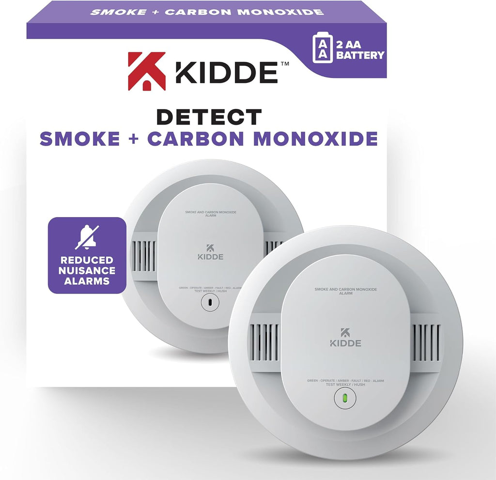 Kidde Smoke & Carbon Monoxide Detector, 10-Year Battery E950