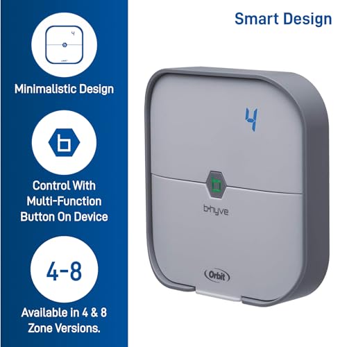 Smart Sprinkler Controller 4-Zone Gray k7