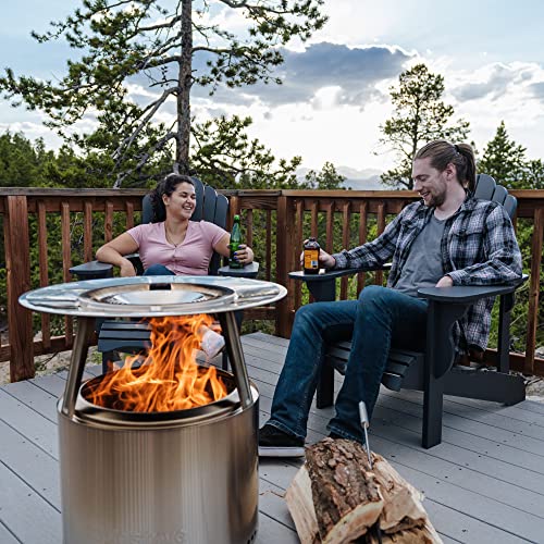 Solo Stove Bonfire 25 Inch Heat Deflector - 304 Stainless Steel D46035