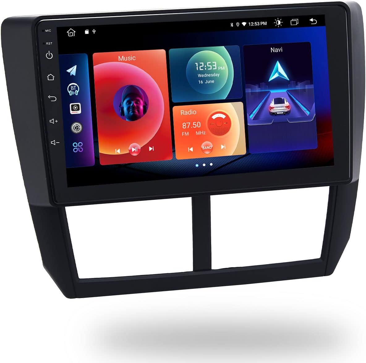 Car Stereo Bluetooth Navigation Carplay Android Auto 1280x720 IPS Touch Screen 4GB+64GB q7