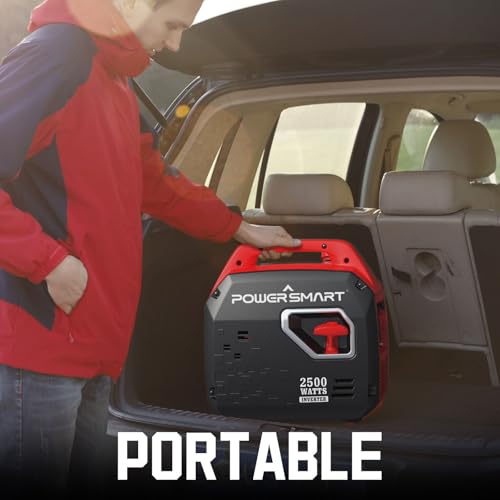 Portable Inverter Generator 2500-Watt Quiet Camping k7x