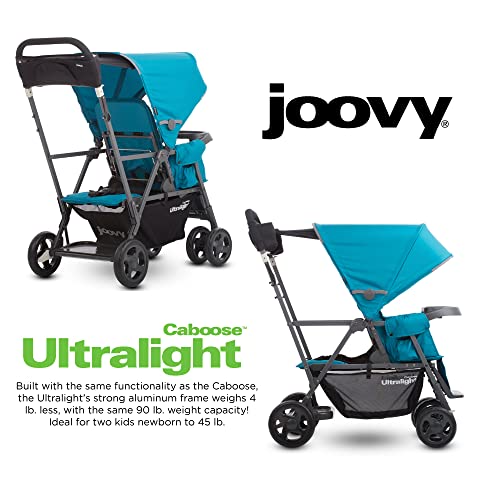 Joovy Caboose Ultralight Sit and Stand Double Stroller, Black T976
