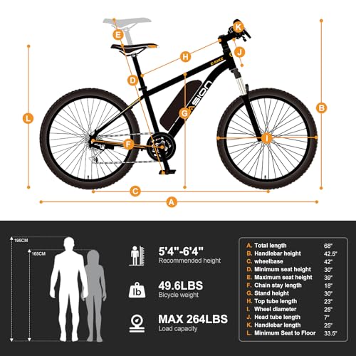 Electric Bike for Adults 500W Motor 40Mile Range 7-Speed k9