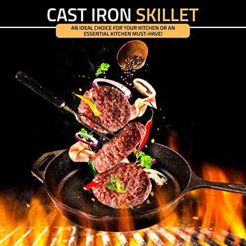 Utopia Kitchen Pre-Seasoned Cast Iron Skillet Frying Pan 10.25 Inch S491731