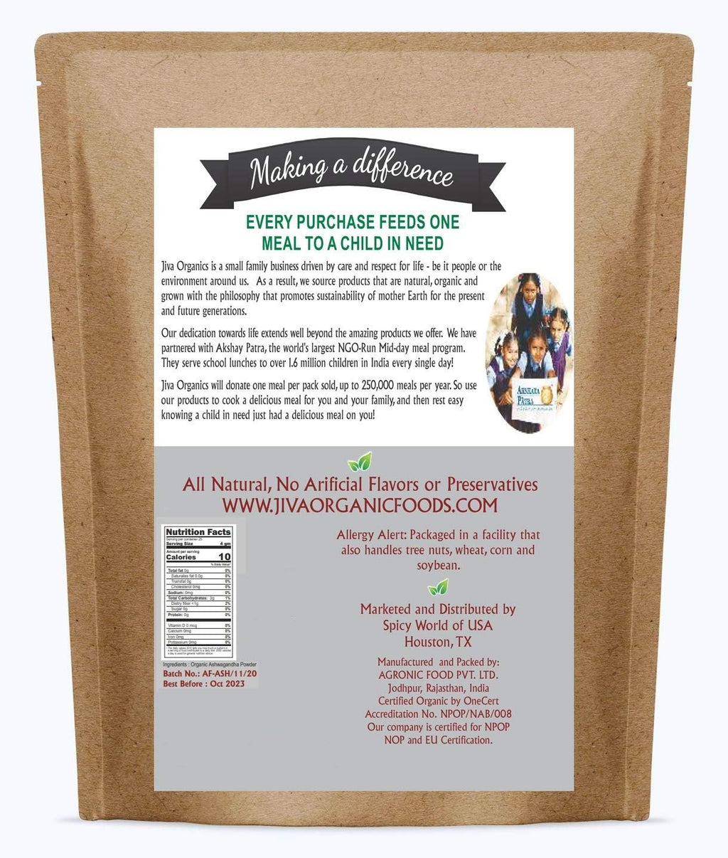 Ashwagandha Root Powder 1.25 lb Raw Pure Non-GMO a7