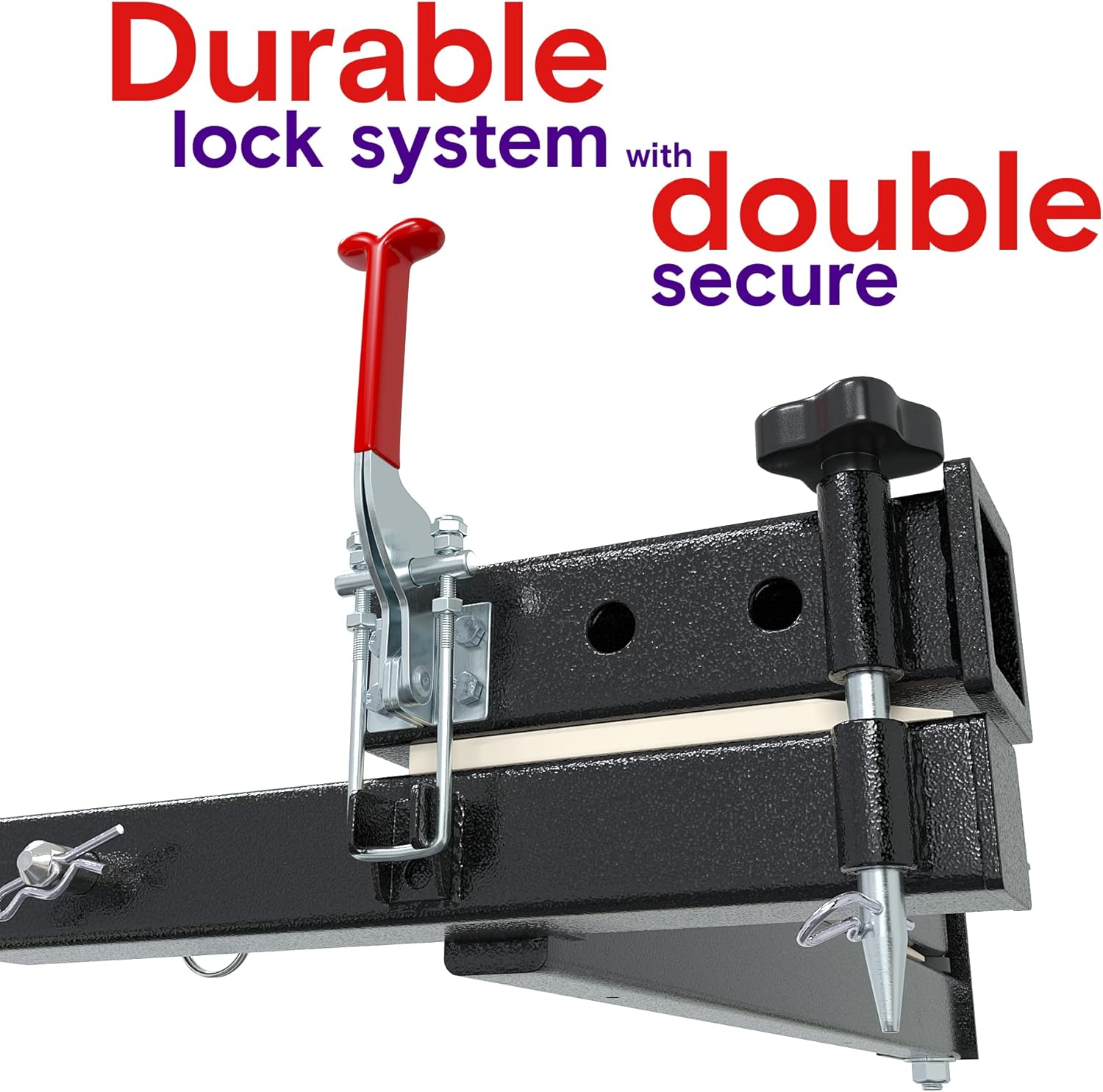 Bike Rack Adapter for 2" Hitch Receiver Pivoting Arm k7m