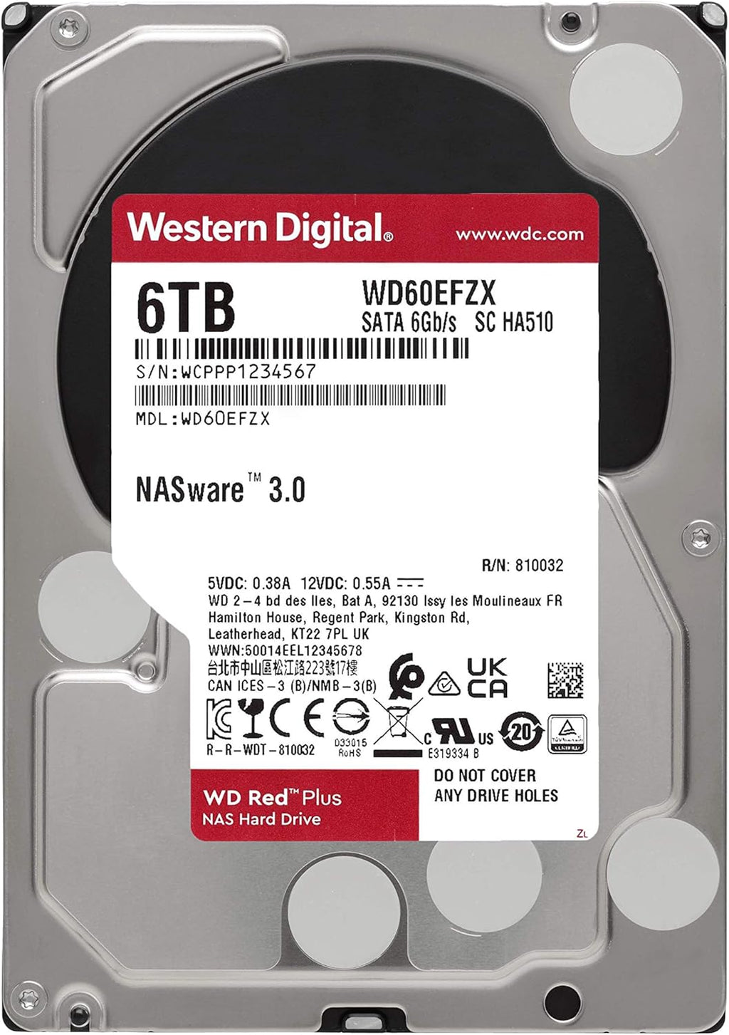12TB NAS Internal Hard Drive HDD 7200 RPM SATA 3.5 a7