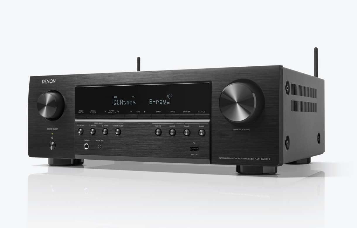 Denon AVR-S760H 7.2-Channel Home Theater AV Receiver 8K Y65499