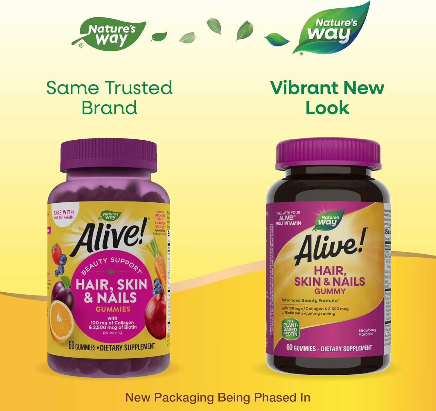 Hair Skin & Nails Gummies with Biotin and Collagen Strawberry a7