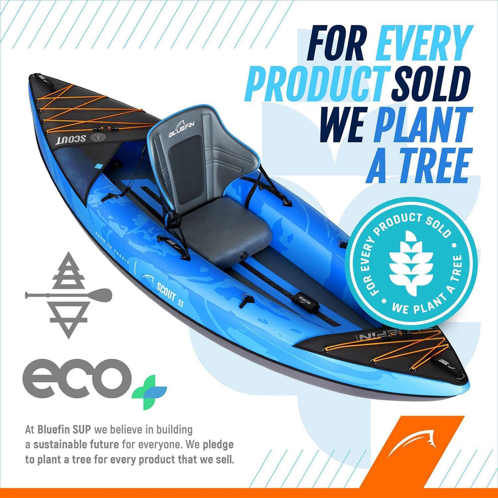 Bluefin Scout Inflatable Kayak 1 Person D3904