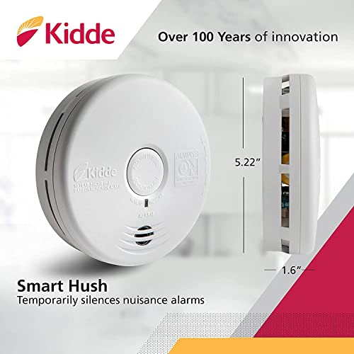 Kidde Smoke & Carbon Monoxide Detector Combo, 10-Year Battery, White X839