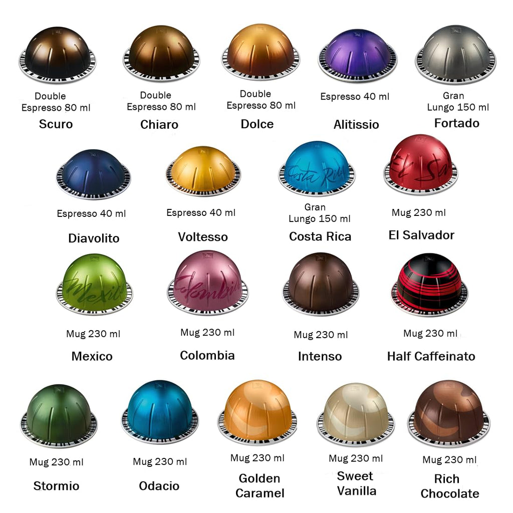 Nativo Harvest Vertuo Line Coffee & Espresso Capsules Variety Pack 18 Pods G4199