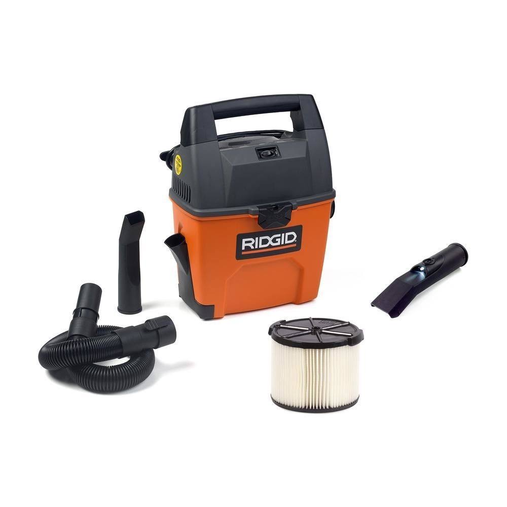 Wet Dry Vacuum 3.5 Peak HP Portable with LED Nozzle k7