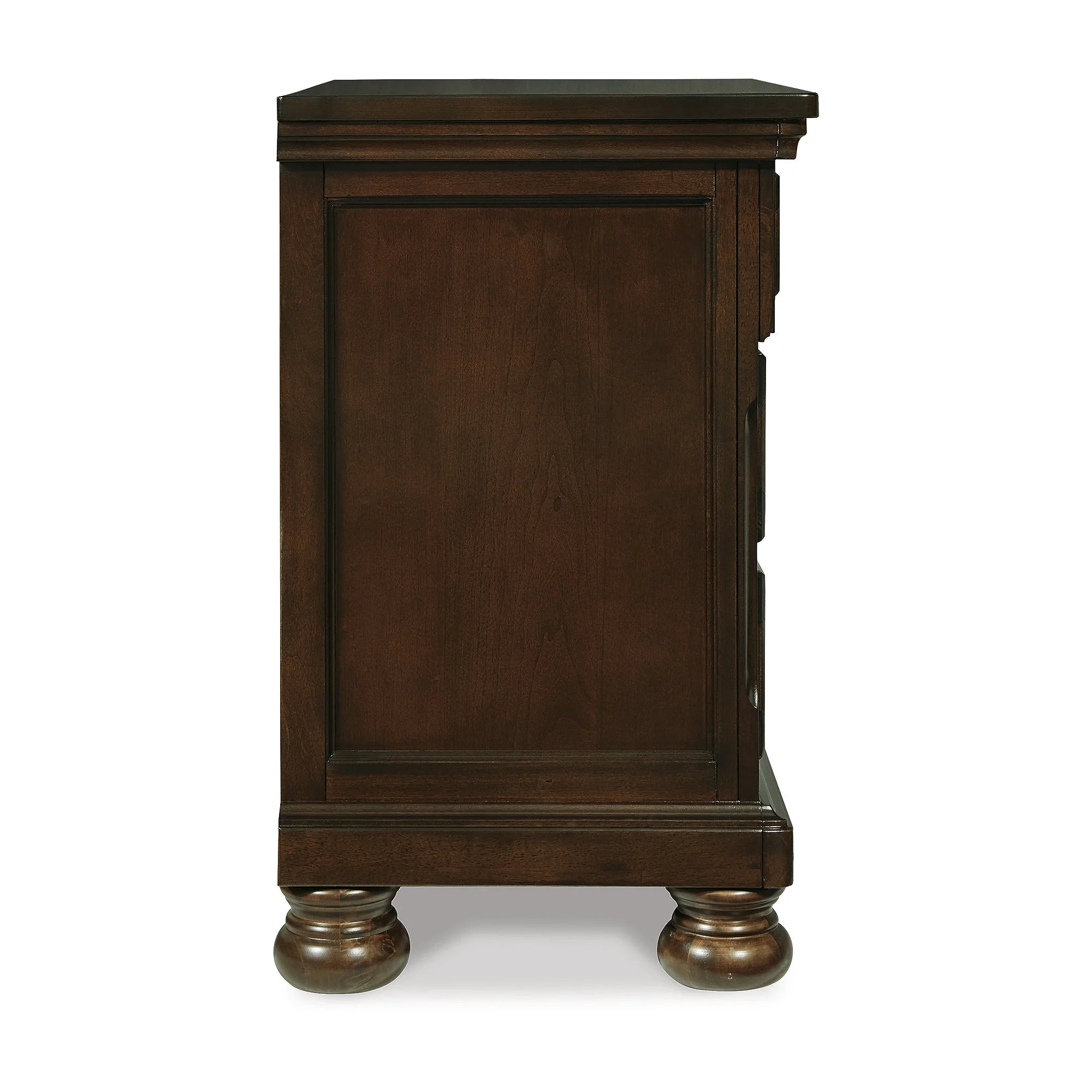 Signature Design by Ashley Porter 2 Drawer Nightstand, Dark Brown U39224