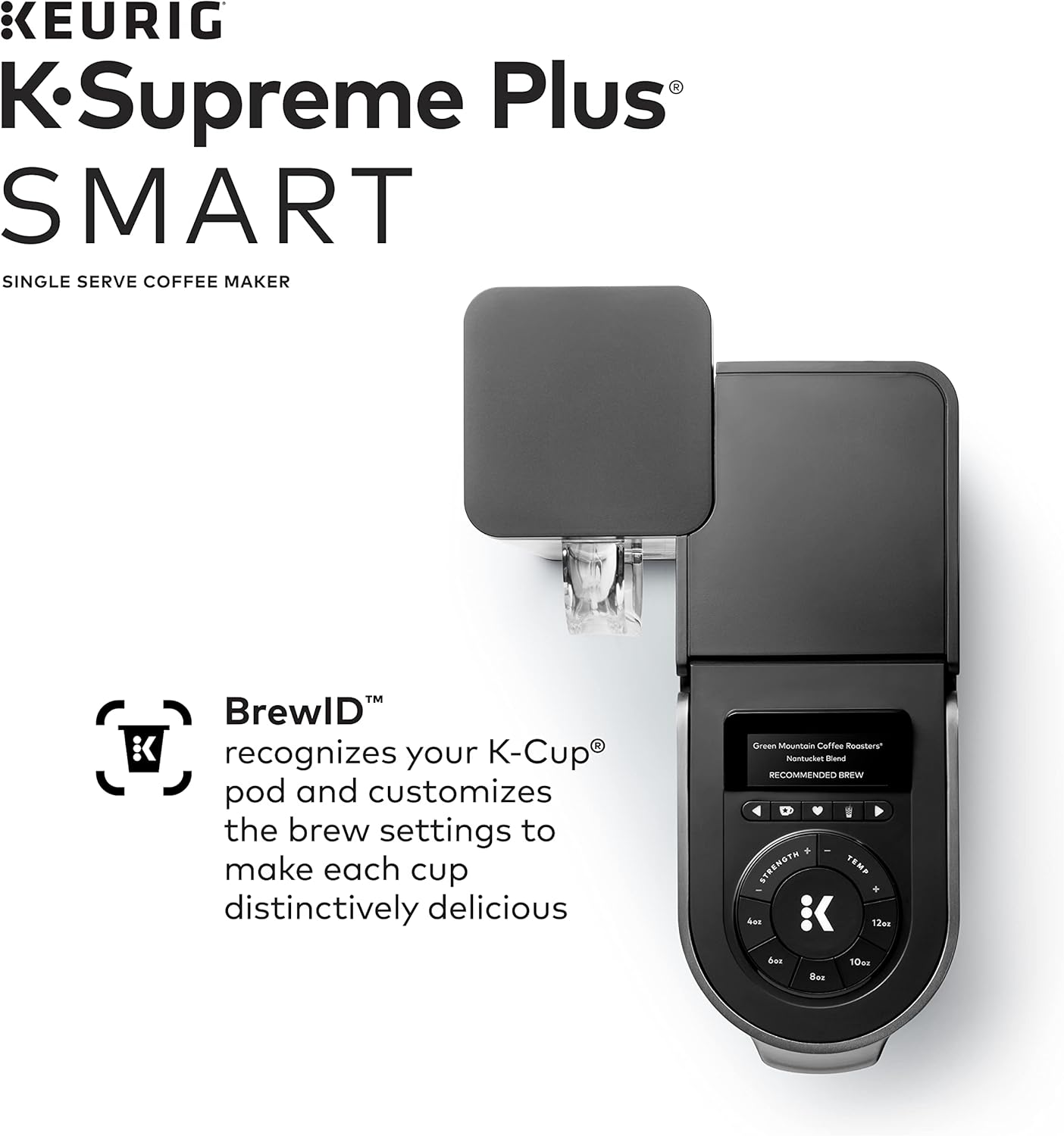 Keurig K-Supreme Plus SMART Single Serve Coffee Maker with Milk Frother K577360