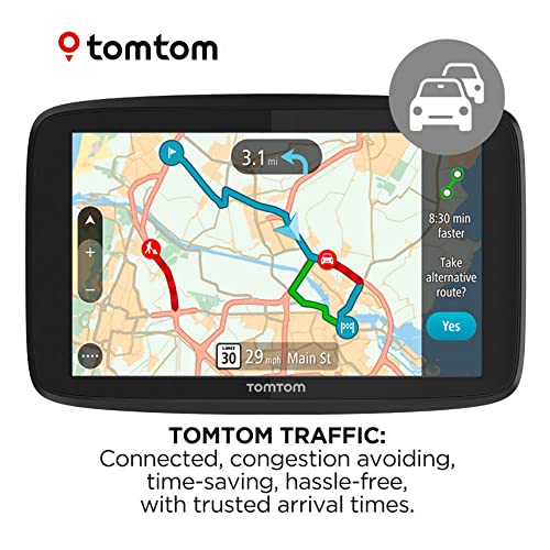 TomTom GO Supreme 6" GPS Navigation Device with World Maps, Traffic and Speed Camera Alerts X99678