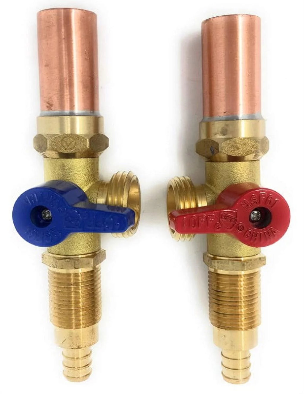OUTLET BOX and VALVES WITH WATER HAMMER ARRESTOR 1/2" PEX x 3/4" MHT Washing Machine Connector Kit H660793