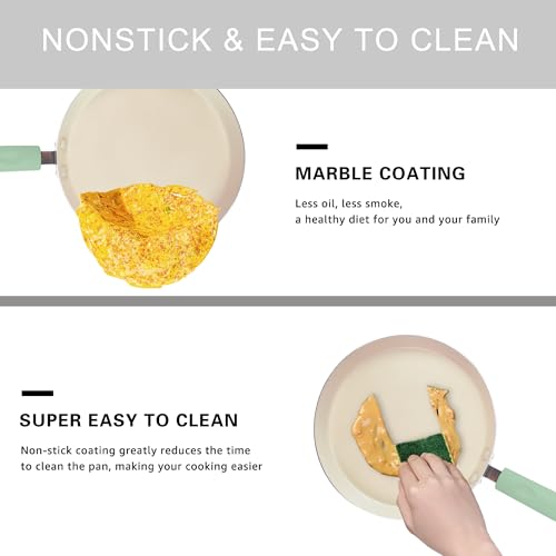 Crepe Pan Nonstick 8.7 Inch Induction Compatible a7