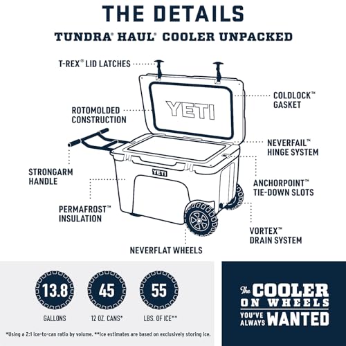 YETI Tundra Haul Wheeled Hard Cooler U144