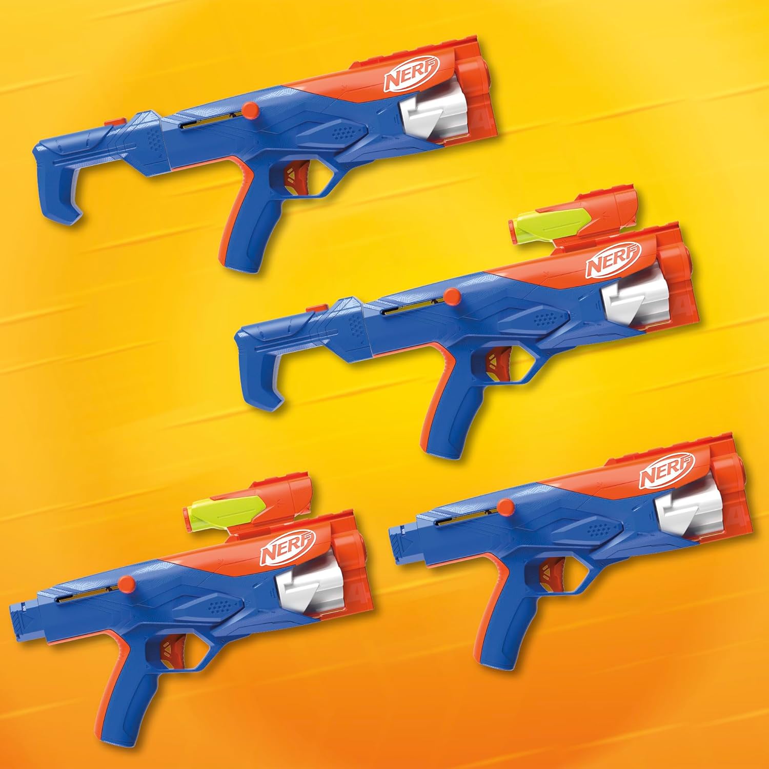 Nerf N Series Gear Up Pack, 3X Blasters, 18 N1 Darts, Ages 8+ N608