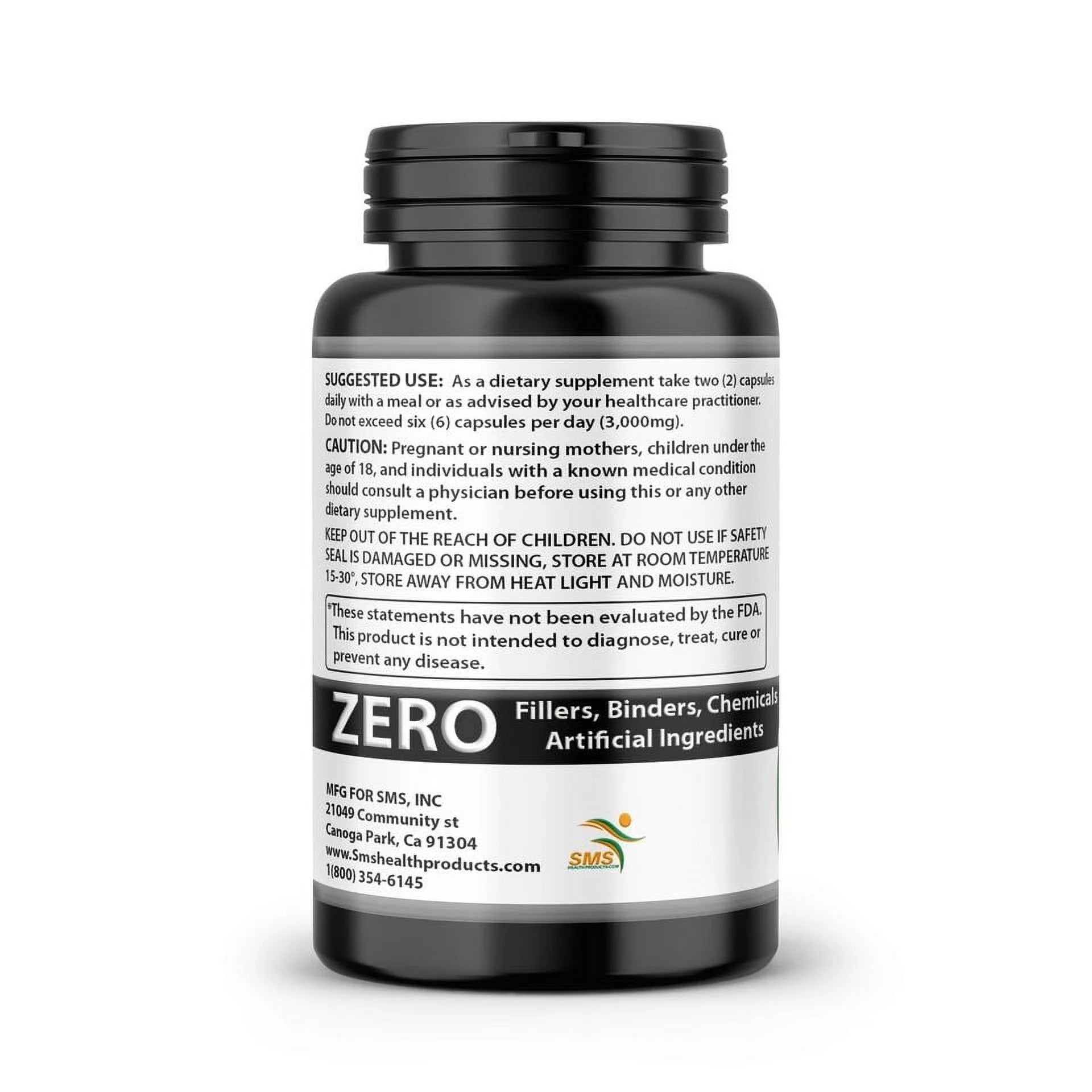 Fenugreek Seed Pills 2000mg Organic, 60 Veggie Capsules S2481