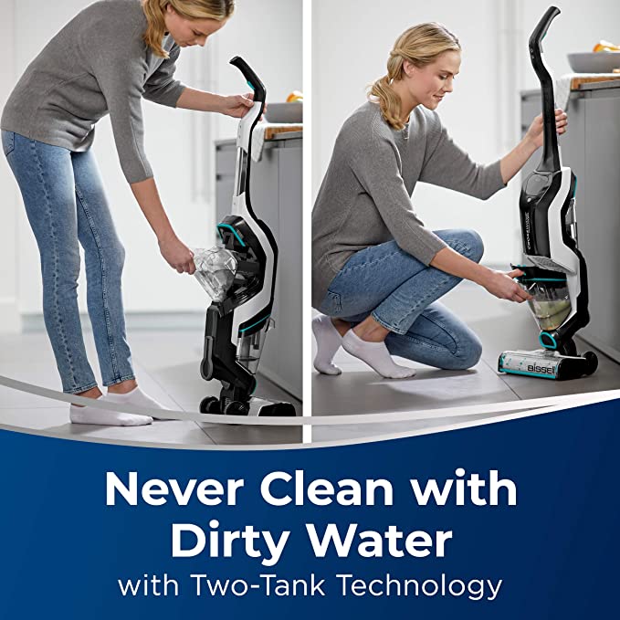 Cordless Wet-Dry Vacuum and Mop for Hard Floors & Rugs k7m