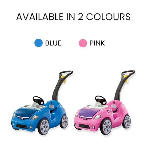 Step2 Whisper Ride II Kids Push Car, Toddler Ride-On, Pink C1820