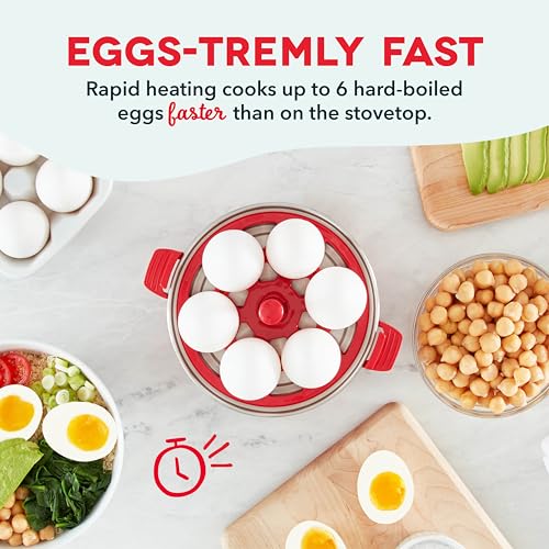 Egg Cooker 6 Capacity Electric Auto Shut Off Black a7