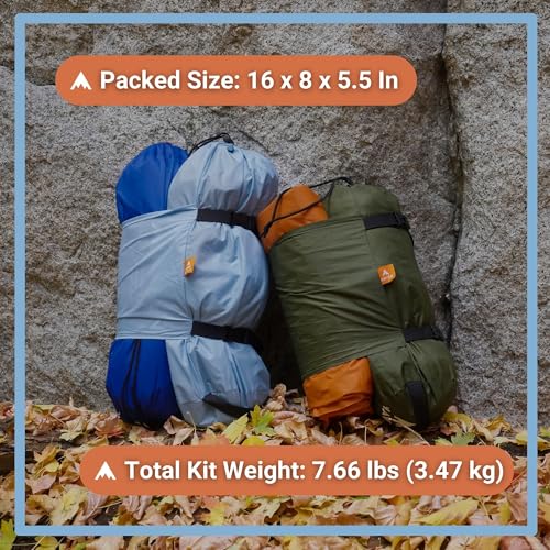 Haven Tents Lay Flat Hammock Tent with Mosquito Net, Insulated Pad and Rainfly M380