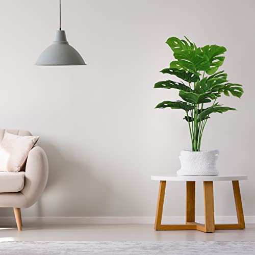 Artificial Areca Palm Plants in Pots 32 Inch Faux Tropical Tree a7