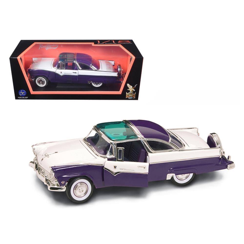 1955 Ford Fairlane Crown Victoria Green 1/18 Diecast Model Car k7m