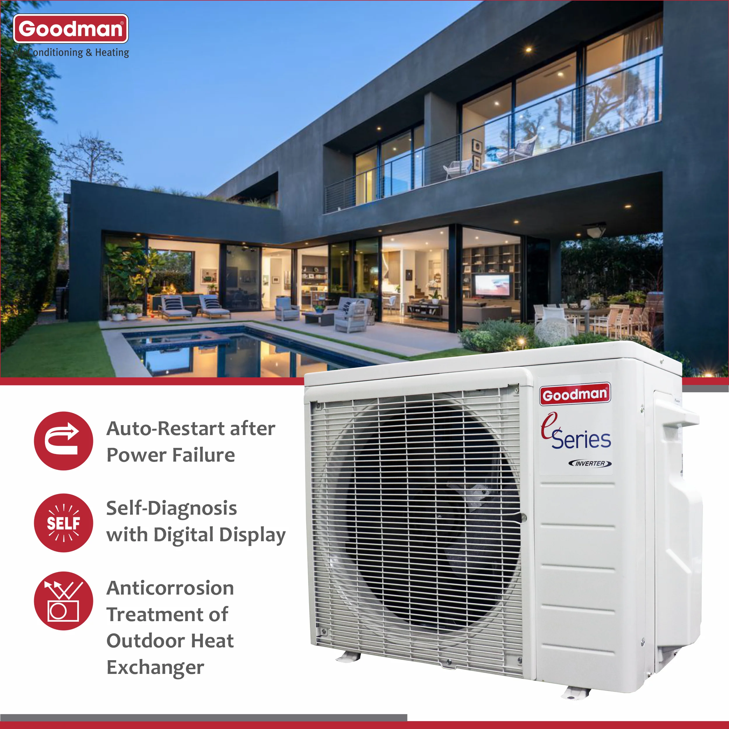 12000 BTU Ductless Mini-Split Heat Pump Air Conditioner k7