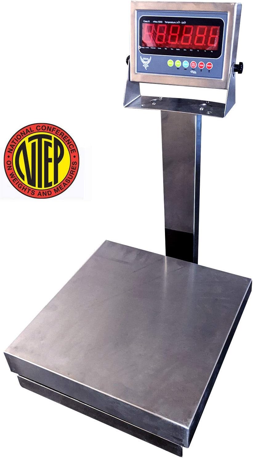 Scales Recycling 304 Stainless Steel Bench Scale 18x18 k7