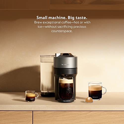 Nespresso Vertuo POP+ Deluxe Coffee and Espresso Machine by Breville with Milk Frother G698935