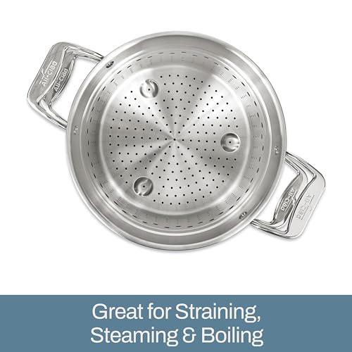 All-Clad Simply Strain Stainless Steel Multipot with Straining Lid, 6-Quart M19799