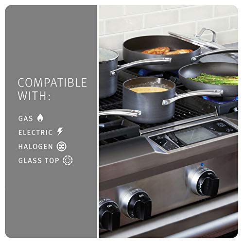 Calphalon Classic Nonstick 14-Piece Cookware Set, Grey Q989009