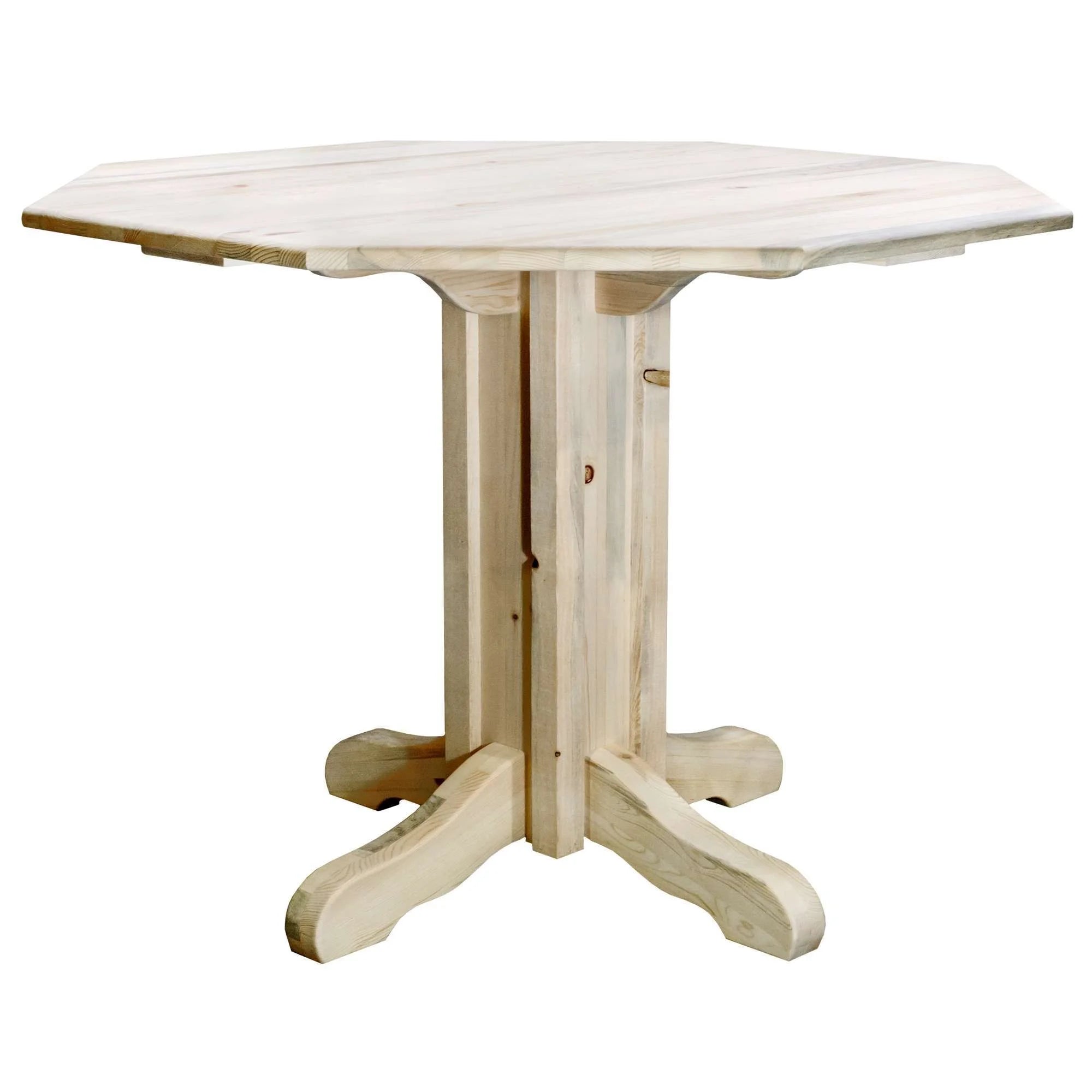 Homestead Collection Center Pedestal Table, Ready to Finish L802