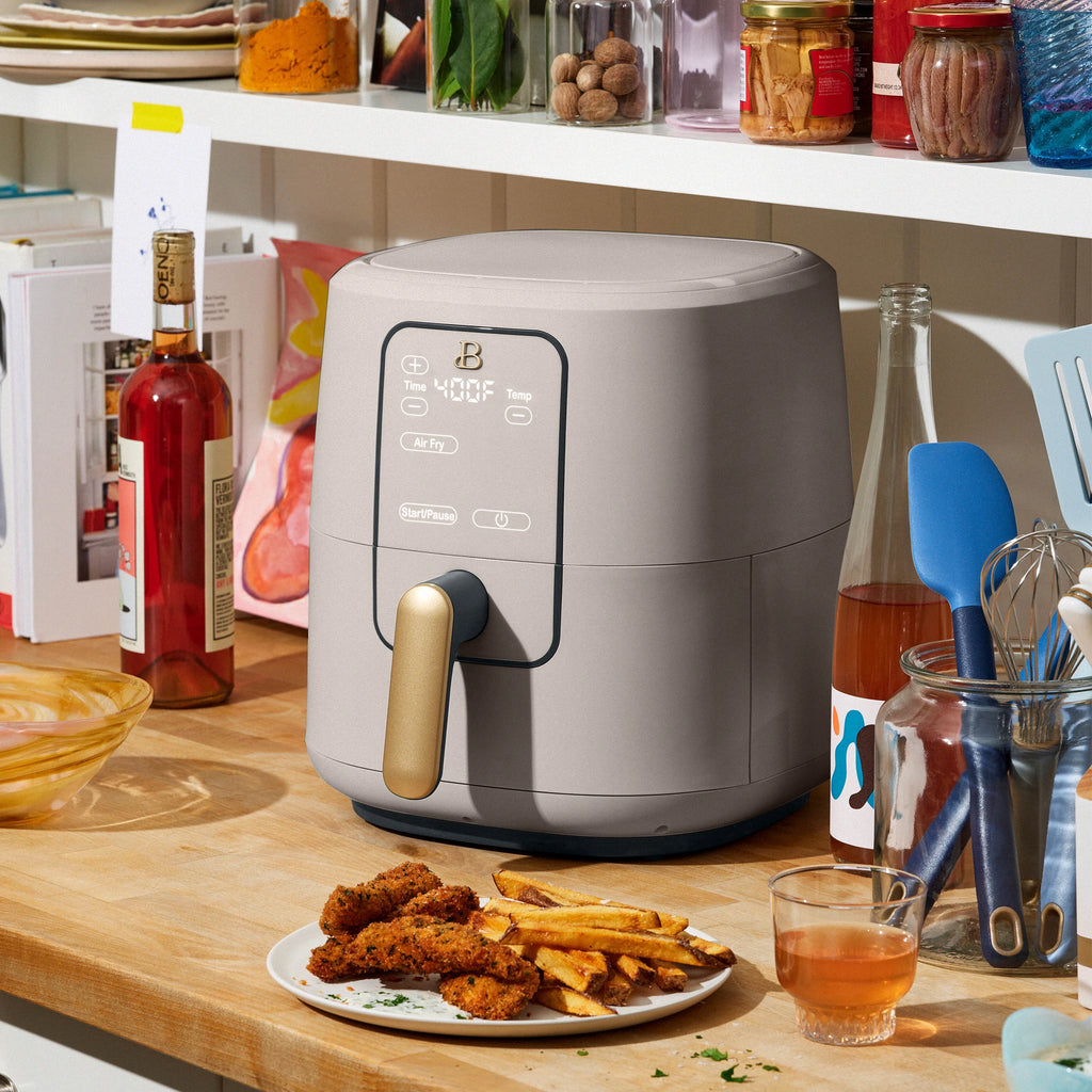 Air Fryer 6 Qt Touch Display Porcini Taupe a7