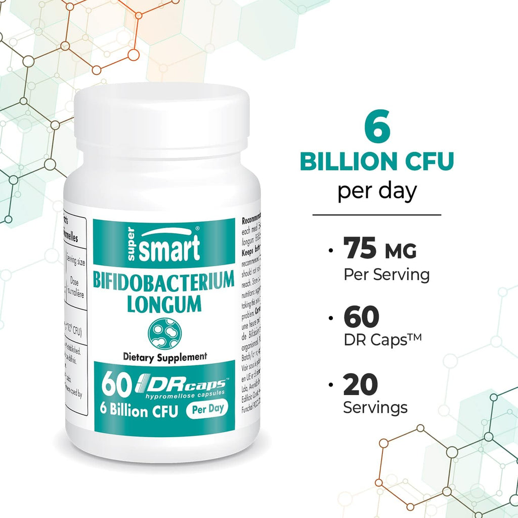Bifidobacterium Longum Probiotic Supplement 60 Capsules k7