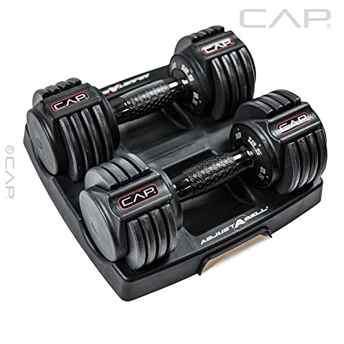 CAP Barbell ADJUSTABELL Adjustable Round Dumbbell Weights G67342