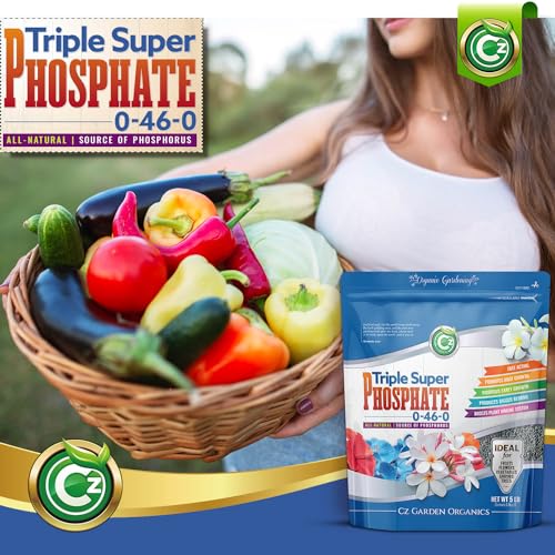 Triple Super Phosphate 0-46-0 Fertilizer for Plants and Flower Gardens a7k