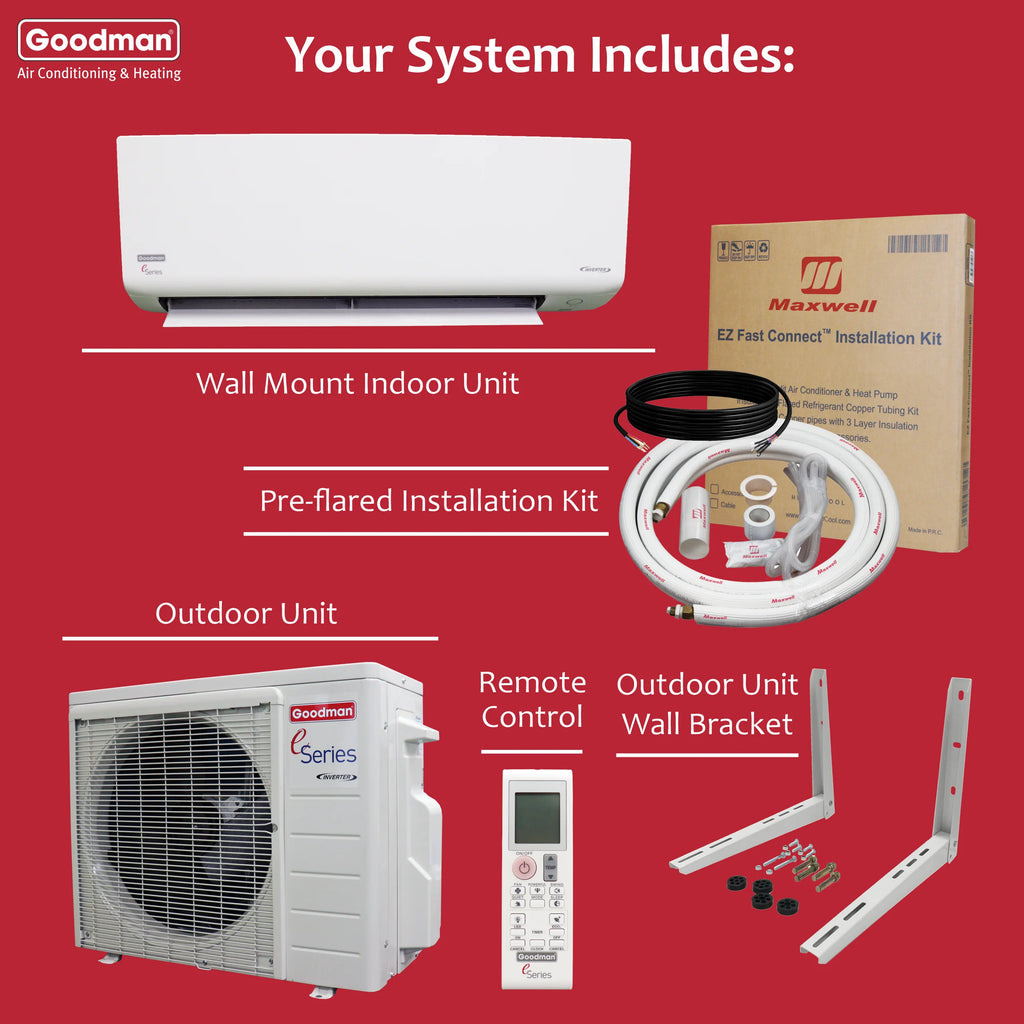 12000 BTU Ductless Mini-Split Heat Pump Air Conditioner k7