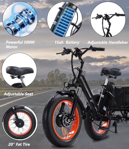 Electric Tricycle 3 Wheel Bike for Adults a7