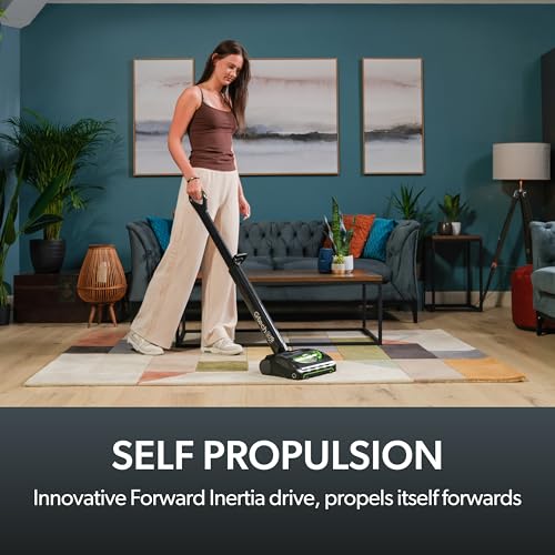 Cordless Vacuum Cleaner with Anti-Hair Wrap Brush Bar for Carpet and Hardwood Floors k7m