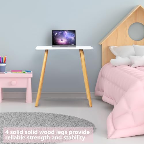 27.5 inch Solid Wood Computer Desk with Spacious Desktop Y269