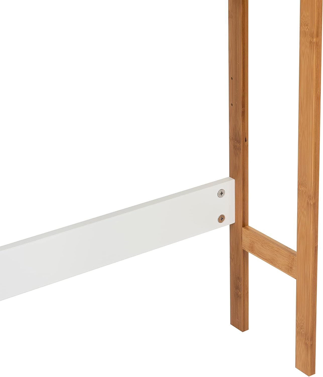 3 Shelf Over The Toilet Bamboo Cabinet in White B5928