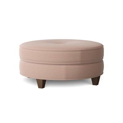 Wayfair Custom Upholstery James Cocktail Ottoman Body Fabric: Sunbrella Cast Petal