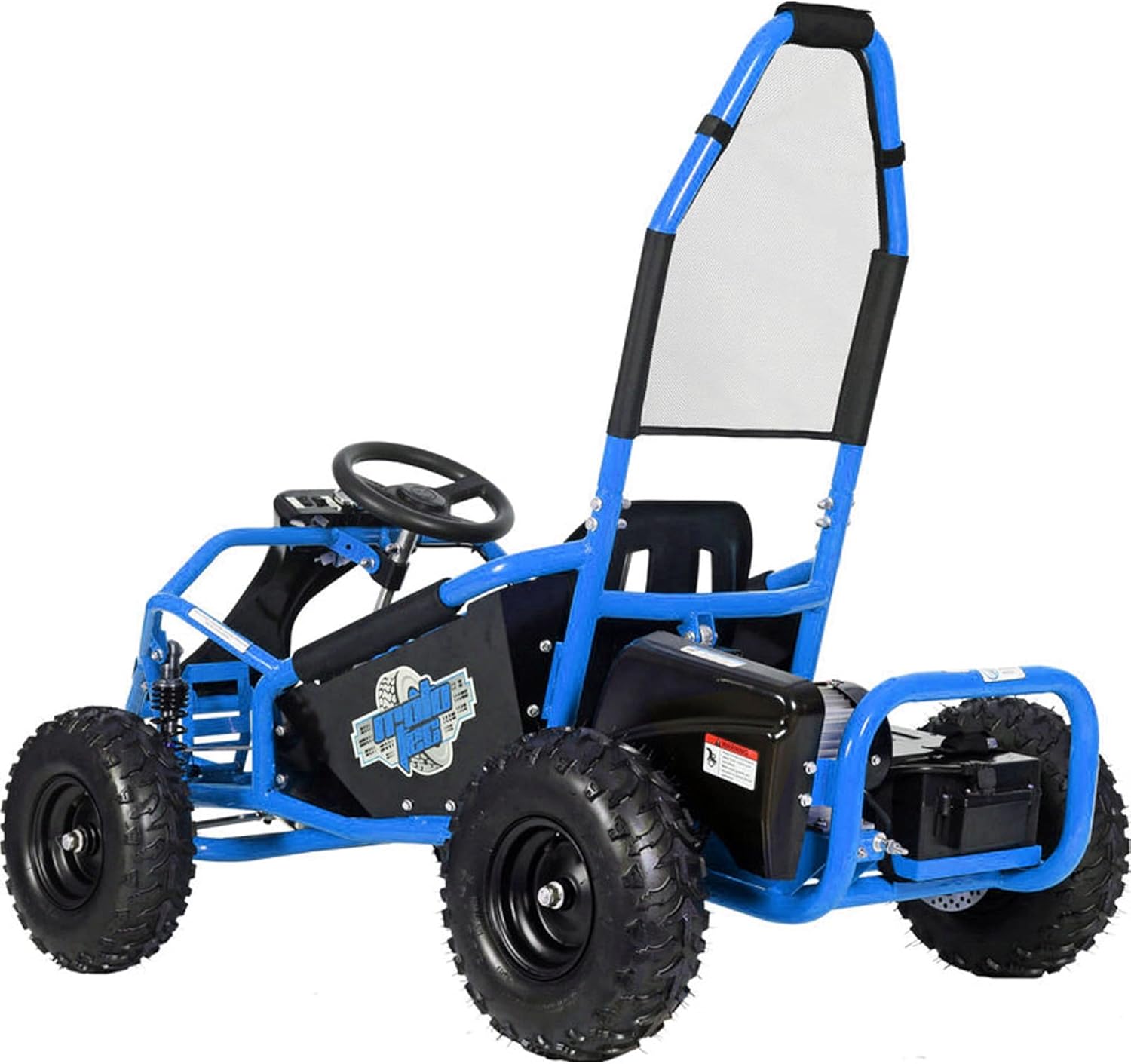 MotoTec Mud Monster Kids Electric Go Kart 48V 1000W Blue E93112