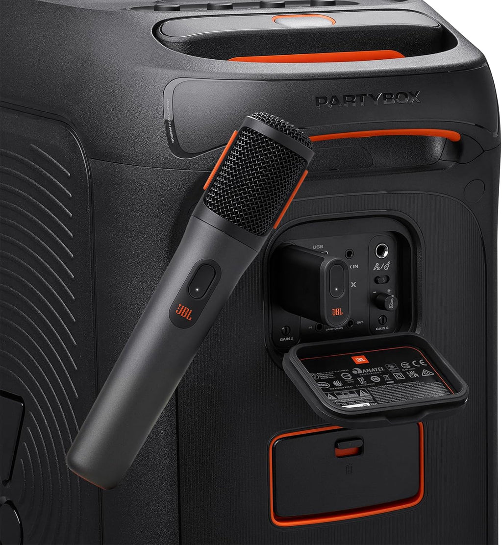 JBL PartyBox 110 Portable Bluetooth Speaker with Built-in Lights, Black V152405
